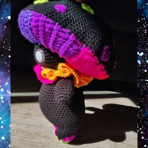 Colorful Crochet Mushroom Guy